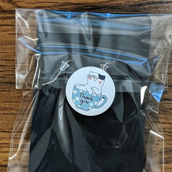 🌊 Navy Blue Starfish Earrings💙 - Picture 5 of 7